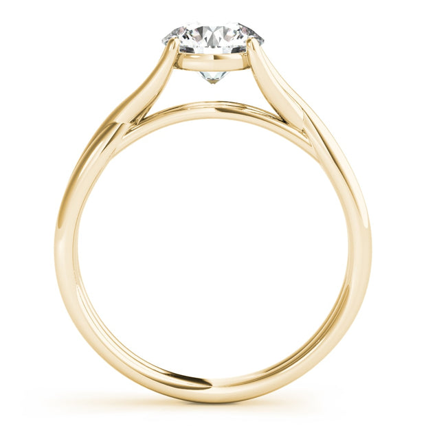 18K Yellow Gold 1 ct tw Solitaire Diamond Engagement Ring