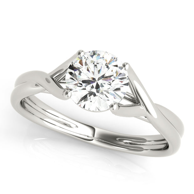 1.0 CT Round Diamond Solitaire Engagement Ring