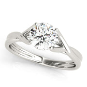 18K White Gold 1 ct tw Solitaire Diamond Engagement Ring