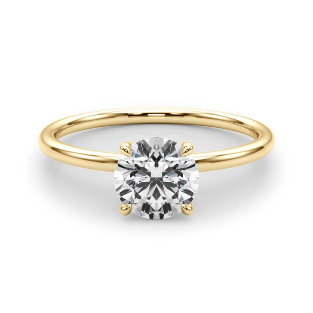 18K Yellow Gold 1 ct tw Solitaire Diamond Engagement Ring