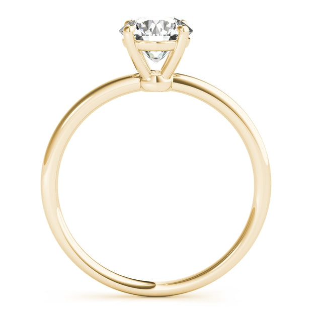 18K Yellow Gold 1 ct tw Solitaire Diamond Engagement Ring