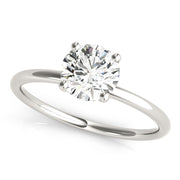 14K White Gold 1 ct tw Solitaire Diamond Engagement Ring
