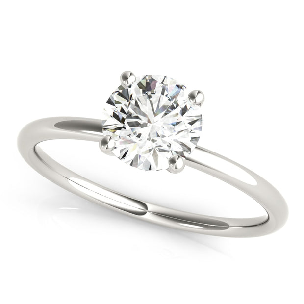 14K White Gold 1 ct tw Solitaire Diamond Engagement Ring