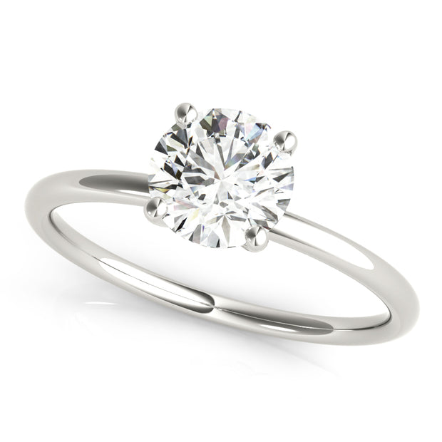 1.0 CT Round Diamond Engagement Solitaire Ring
