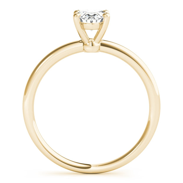 18K Yellow Gold 1/4 ct tw Solitaire Diamond Engagement Ring