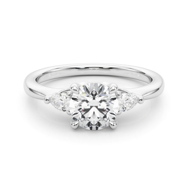 1.0 CT Round Diamond Three Stone Ring