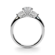 1.0 CT Round Diamond Three Stone Ring