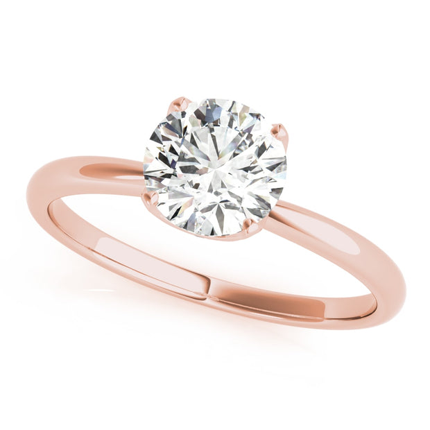 14K Rose Gold 1 1/4 ct tw Solitaire Diamond Engagement Ring