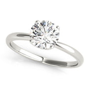 1 CT Round Diamond Solitaire Engagement Ring
