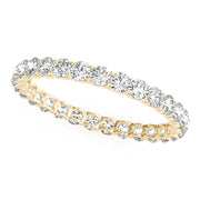 18K Yellow Gold Multi-Diamond Wedding Band