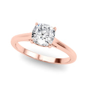 14K Rose Gold 3/4 ct tw Solitaire Diamond Engagement Ring