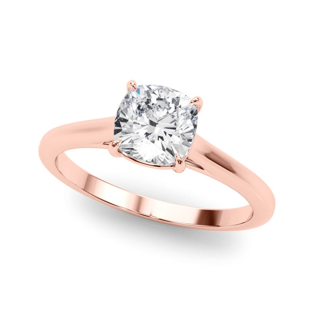 14K Rose Gold 3/4 ct tw Solitaire Diamond Engagement Ring