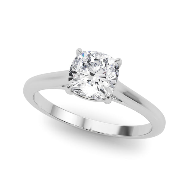 18K White Gold 3/4 ct tw Solitaire Diamond Engagement Ring