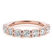 14K Rose Gold 3/4 ct tw Diamond Wedding Ring