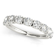 9-Diamond Round Wedding Ring
