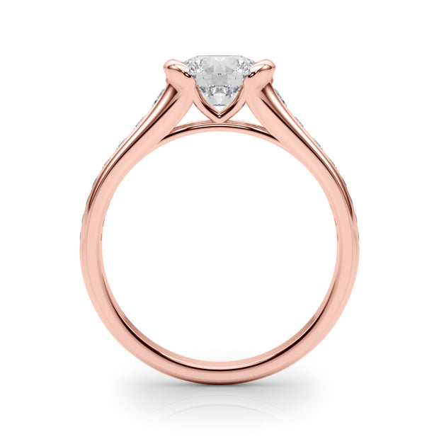 14K Rose Gold 1.33ctw Diamond Engagement Ring