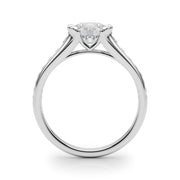 Round Diamond Single Row Engagement Ring