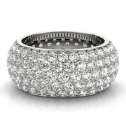 Pave Diamond Wedding Ring