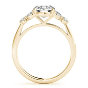 18K Yellow Gold 1 1/3 ct tw Fancy Shape Diamond Engagement Ring
