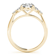18K Yellow Gold 1 1/3 ct tw Fancy Shape Diamond Engagement Ring