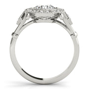 Halo Diamond Engagement Ring