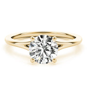 18K Yellow Gold 1 ct tw Solitaire Diamond Engagement Ring