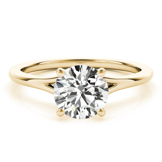 18K Yellow Gold 1 ct tw Solitaire Diamond Engagement Ring