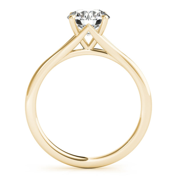 18K Yellow Gold 1 ct tw Solitaire Diamond Engagement Ring