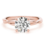 14K Rose Gold 1 ct tw Solitaire Diamond Engagement Ring