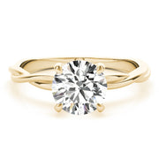 18K Yellow Gold 1 ct tw Solitaire Diamond Engagement Ring