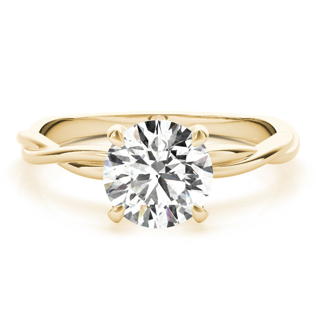 18K Yellow Gold 1 ct tw Solitaire Diamond Engagement Ring