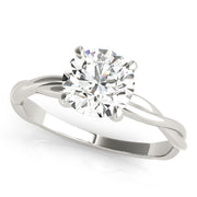 14K White Gold 1 ct tw Solitaire Diamond Engagement Ring