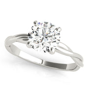 1.0 CT Round Diamond Solitaire Engagement Ring