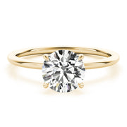 18K Yellow Gold 1 ct tw Halo Diamond Engagement Ring