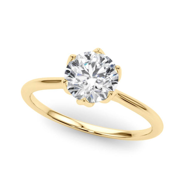 14K Yellow Gold 1 ct tw Solitaire Diamond Engagement Ring