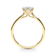 14K Yellow Gold 1 ct tw Solitaire Diamond Engagement Ring