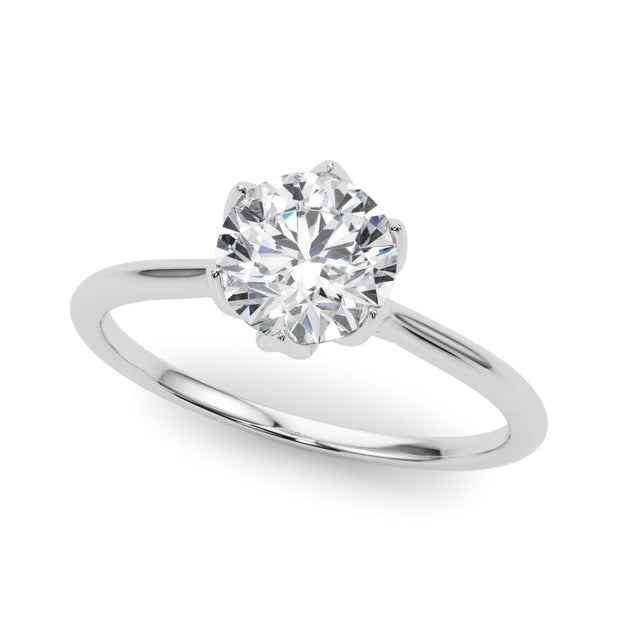 Platinum 1 ct tw Solitaire Diamond Engagement Ring