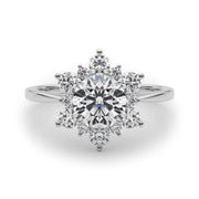 Halo Diamond Engagement Ring