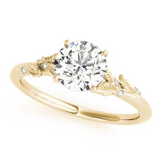 18K Yellow Gold 1 ct tw Solitaire Diamond Engagement Ring