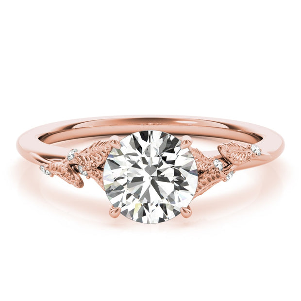14K Rose Gold 1 ct tw Solitaire Diamond Engagement Ring