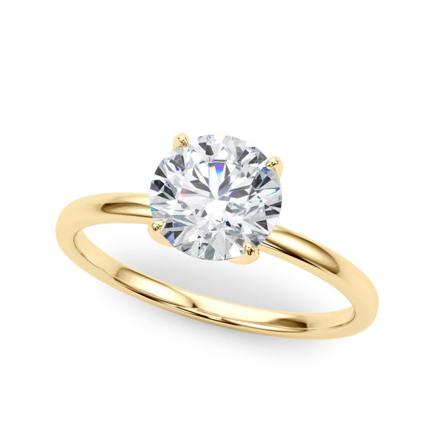 14K Yellow Gold 1 ct tw Solitaire Diamond Engagement Ring