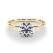 18K Yellow Gold 1 ct tw Solitaire Diamond Engagement Ring
