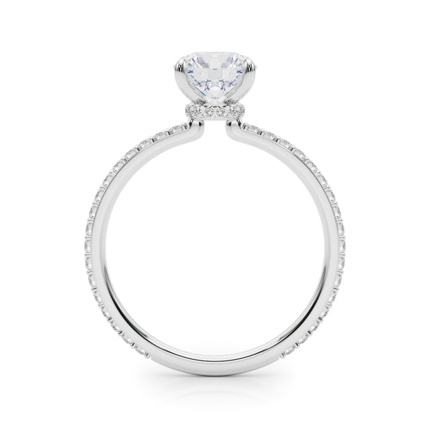 Halo Diamond Engagement Ring