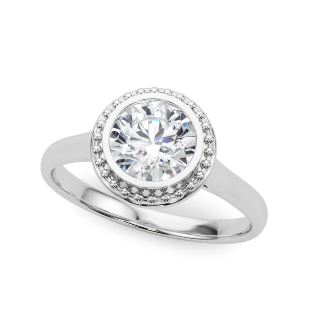 Platinum 1 ct tw Solitaire Diamond Engagement Ring