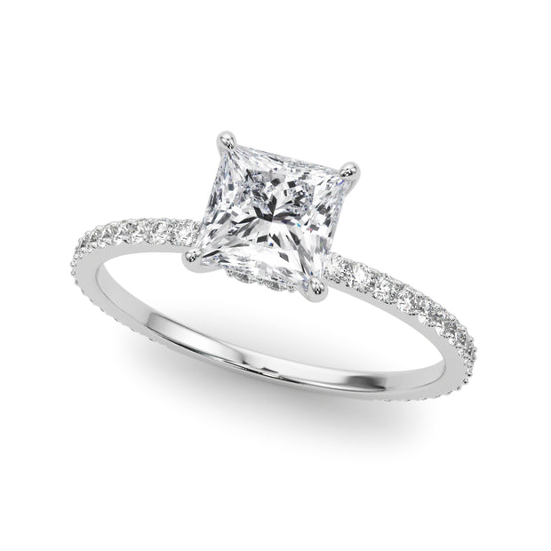 Halo Diamond Engagement Ring