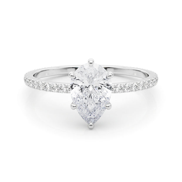 Halo Diamond Engagement Ring