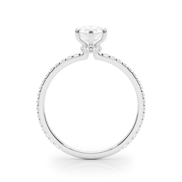 Halo Diamond Engagement Ring