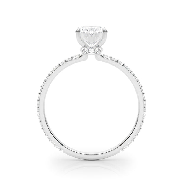 Halo Diamond Engagement Ring