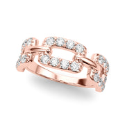14K Rose Gold Multi-Diamond Ring