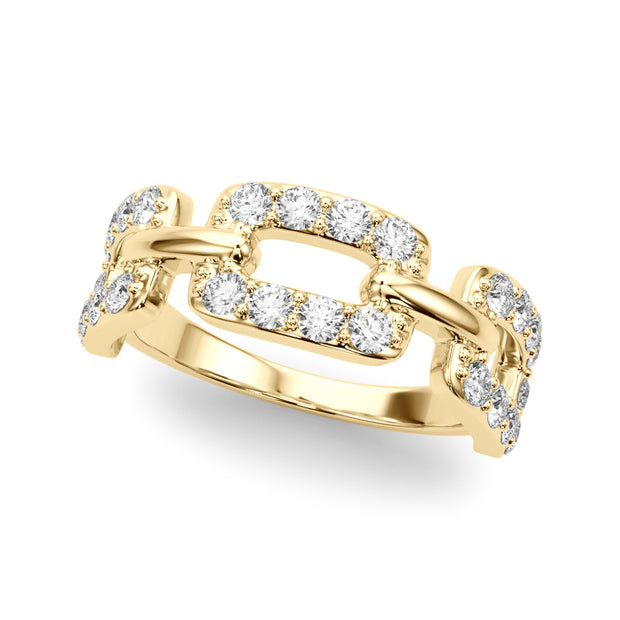 14K Yellow Gold Multi-Diamond Ring